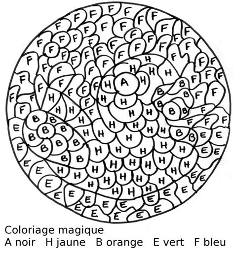 Coloriage Magique Lettres De Lalphabet Maternelle