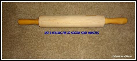 Yes Runners You Can Use A Rolling Pin For Those Sore Muscles Sore Muscles Muscle Rolling Pin