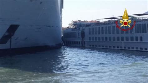 At Least Five Injured As Cruise Ship Smashes Into Dock In Venice