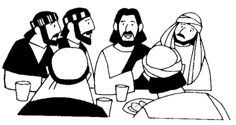 Bibleschoolresourcesnet The Last Supper Coloring Page