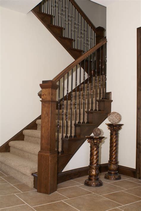 Stair Systems Minnesota Bayer Built Woodworks Iron Stair