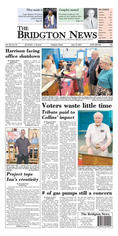 June 23, 2022 by Bridgton News - Issuu