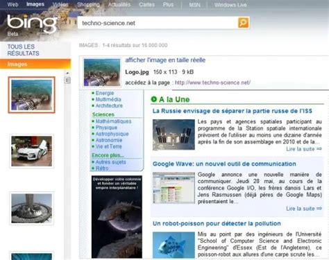 Bing Nouveau Moteur De Recherche De Microsoft En Service