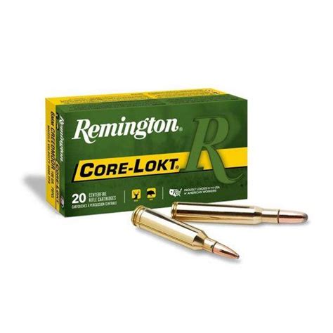 Remington Core Lokt 260 Rem 140 Grain Psp 2750 Fps 20 Rounds