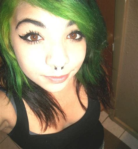 Splat Neon Green hair color | Green hair, Neon green hair ...