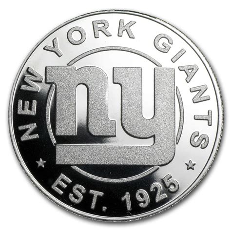 Buy 1 Oz Silver Round New York Giants Apmex