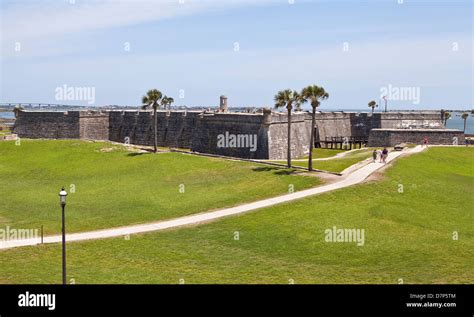 The Castillo De San Marcos Fort Is Pictured In St Augustine Florida