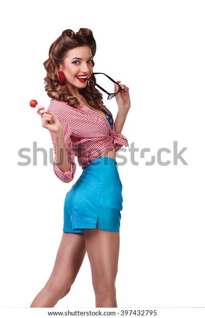 Beautiful Sexy Woman Pinup Girl Pinup Stock Photo 397432795 Shutterstock
