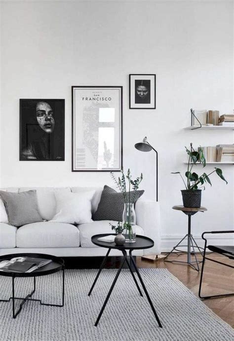 37 Awesome Monochrome Living Room Decor Ideas Salas De Estar