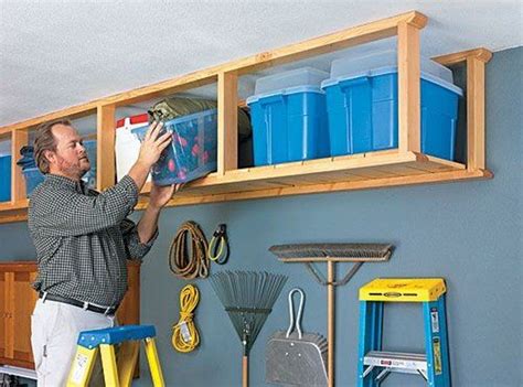 Overhead Garage Storage Ideas For Your Vertical Space Diy Overhead
