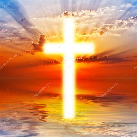 Cross Appearing On Sunrise Sky — Stock Photo © Merrydolla 14461825