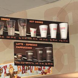 Start studying dunkin donuts review. Sizes of iced, hot, and espresso drinks - Yelp