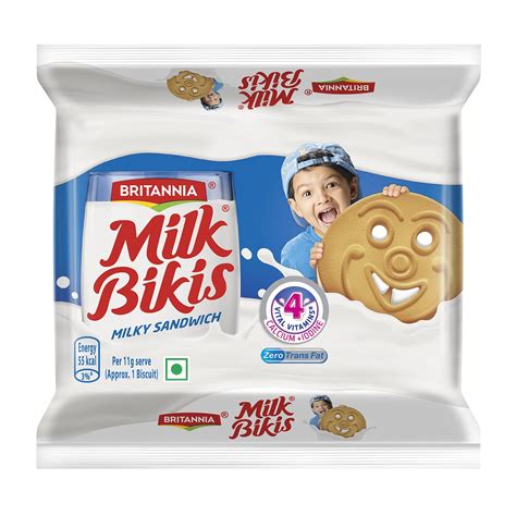 Buy Britannia Milk Bikis Milk Cream Biscuits 200g Online At Desertcartgb