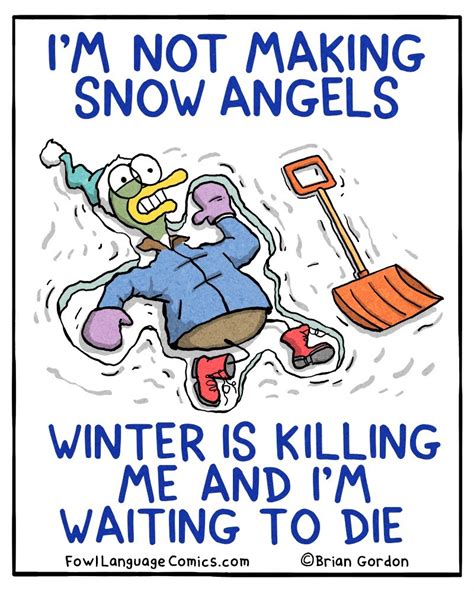 Snow Angels Fowl Language Comics