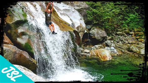 🇨🇦 Cascade Falls Hidden Natural Water Slide Mission British Columbia