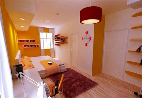 Warna cat kamar tidur selanjutnya yang sangat baik untuk kesehatan tubuh adalah warna ungu muda. Kamar Tidur Modern Bertema Warna Kuning - Rancangan Desain ...