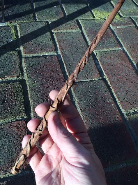 A Hand Carved Walnut Replica Hermione Granger Magic Wand From The Harry