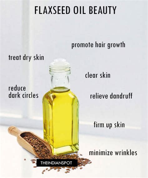 It prevents hair loss and improves hair quality. Ways to Use Flaxseed Oil for Beauty - THE INDIAN SPOT