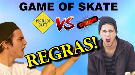 GAME OF SKATE ONLINE REGRAS Hysteria Vs Portal YouTube