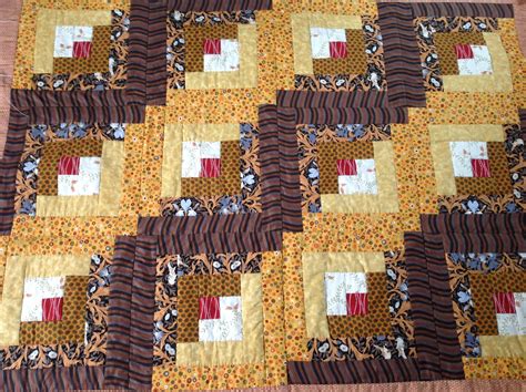 Log Cabin Quilt Almost Complete Hand Quilted Quilts Log Cabin