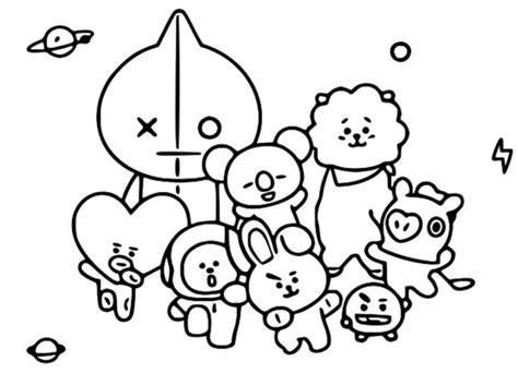 Pin by TheFangirl2019 💜 on Контурные рисунки | Coloring pages, Chibi