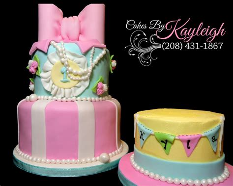 shabby chic birthday cake