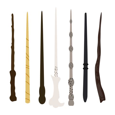 Harry Potter Wand Vector Art Icons And Graphics For Free Download