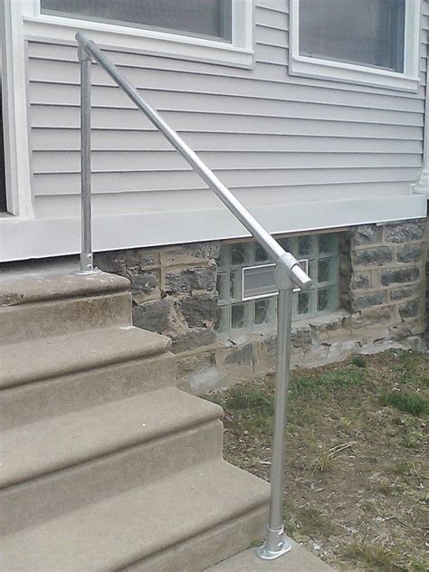 Surface Outdoor Stair Railing Easy Install Handrail Simplified