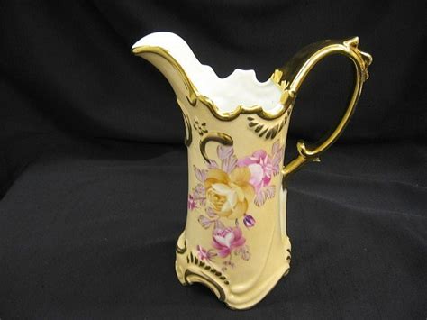 Hand Painted Pitcher Trim In Gold With Mark On For Sale Classifieds