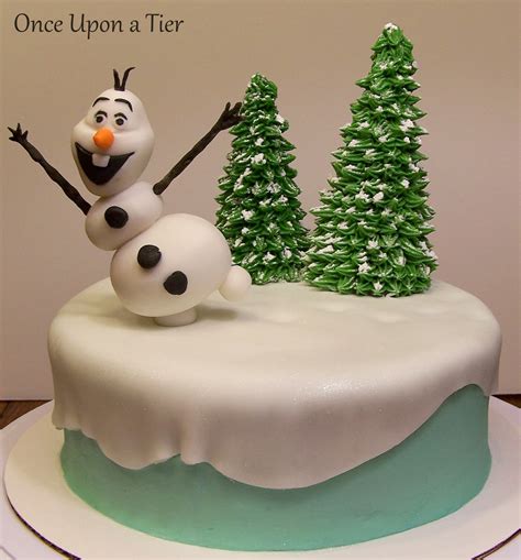 Once Upon A Tier Olaf Cake Rachels Birthday Cake