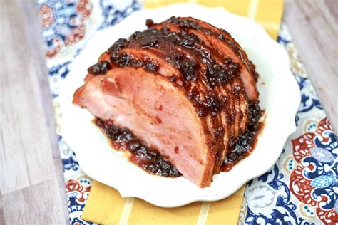 Easy Cranberry Ham Glaze Recipe Traditional Christmas