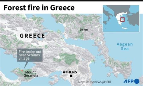 Greek Villages Evacuated As Forest Fire Rages Ibtimes