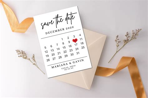 Free Printables Save The Date Templates