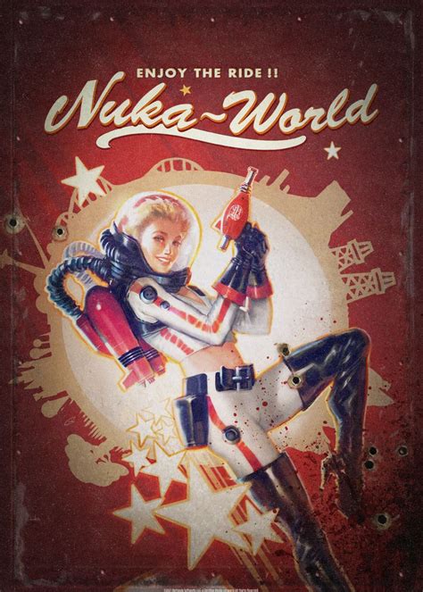 Nuka World Poster Picture Metal Print Paint By Fallout Displate