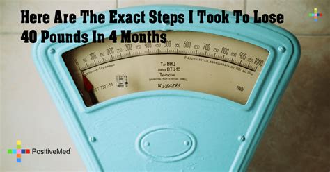 Such a weight loss pace is quite dangerous and is not recommended, unless a person has a severe case of obesity, and stays under the supervision of a dietitian or a doctor throughout the whole process ( 8 , 13 ). Here Are The Exact Steps I Took To Lose 40 Pounds In 4 Months