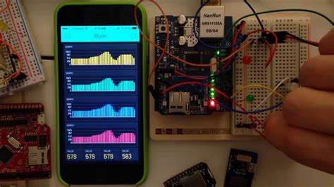 Plotting Sensor Data From Arduino On An Iphone With Blynk Youtube
