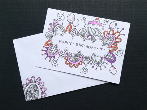 Best Things To Draw On A Birthday Card The Cake Boutique