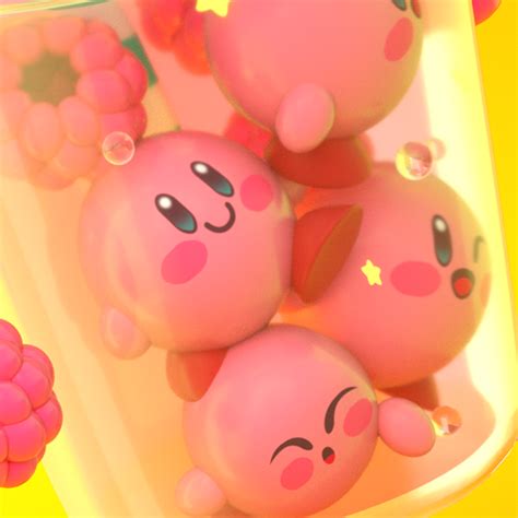 Kirby Bubble Tea On Behance