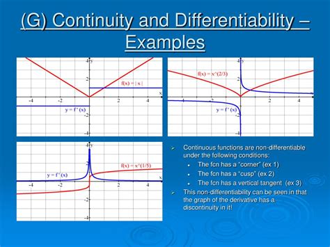 Will give us a function that is differentiable (and hence continuous) at. PPT - BCC.01.9 - Continuity and Differentiability of ...
