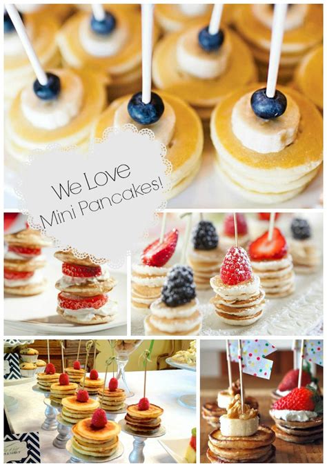 Many happy customers leave declaring it the best brunch in manhattan. Mini Pancake Stacks {Brunch Foods That Rock}!