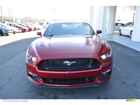 2017 Ruby Red Ford Mustang Gt Premium Coupe 118200457 Photo 4