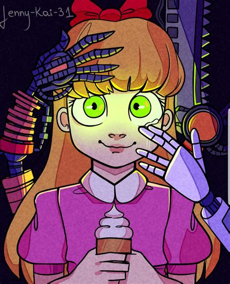 Elizabeth Afton y Charlie que dibuje hace un tiempo. | FNaF Amino