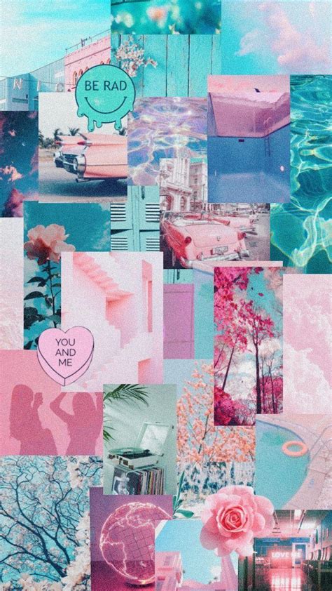 Aesthetic Blue Collage Wallpapers Top Free Aesthetic Blue Collage