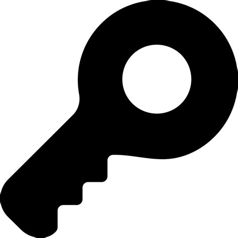 Download Password Symbol Of Key Silhouette In Diagonal Position Svg Png Icon Free Download (#5305 ...