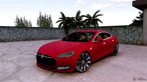 Tesla Model S 2014 For Gta San Andreas