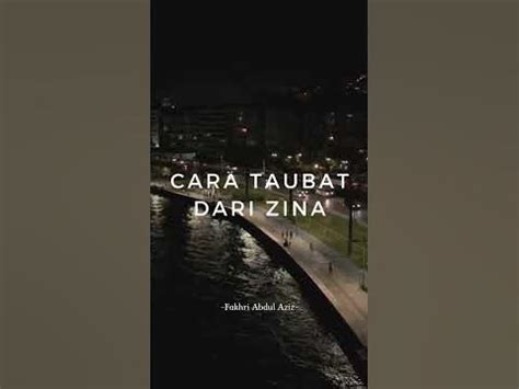 CARA TAUBAT DARI ZINA - YouTube