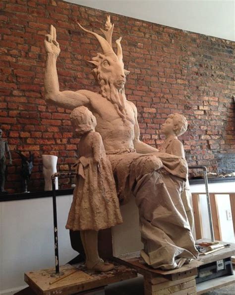 Huge Baphomet Statue