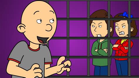 Classic Caillou Tries To Get His Parents Arrestedgrounded Youtube