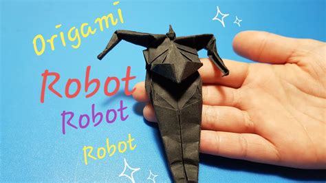 How To Make An Origami Robot Youtube