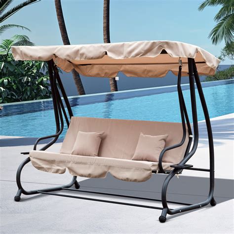 Outsunny Person Steel Outdoor Patio Porch Swing Chair Hot Sex Picture